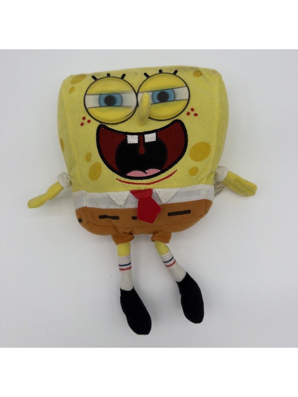 Nickelodeon Nick Jr. SpongeBob Sponge Bob Plush Doll with 3D Moving Eyes 8"-New